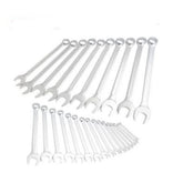 WORKPRO 6-32mm ring/open wrench set in fabric case